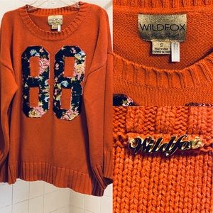 WILDFOX Brand ‘White Label’ Crew Neck Sweater